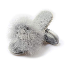 Load image into Gallery viewer, Fur Story FS19S12 Women&#39;s Furry Fur Slippers Memory Foam House Slippers Cozy Open Toe House Shoes