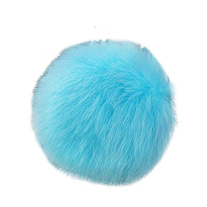 Fur Story FS16834 Fur Pom Pom KeyChain Bag Car Purse Charm Fluffy Fur Keychain Ball