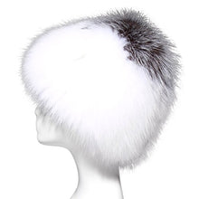 Load image into Gallery viewer, Fur Story 15662 Women&#39;s Real Puff Fox Fur Beanie Hat Skull Cap