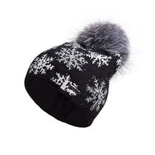 Load image into Gallery viewer, Pilipala Women&#39;s Slouchy Beanie Hat with Fur Pompom Warm Winter Hat
