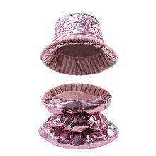 Load image into Gallery viewer, Pilipala Women&#39;s Winter Bucket Hat Shiny Metallic Reversible Warm Fishing Boonie Fashion Wide Brim Cap Unisex