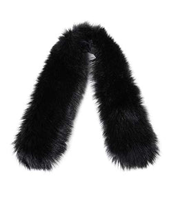 Faux Fur Trim for Hood Replacement Detachable Fur Hood Trim of Winter Coat Unisex