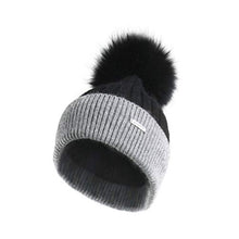 Load image into Gallery viewer, Pilipala Kids Winter Knitted Hat Pom Pom Beanie Circle Scarf Boys Girls Soft Warm Cap Fleece Toddler Earflap