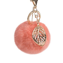 Load image into Gallery viewer, Fur Story FS17811 Fur Pom Pom KeyChain Bag Car Purse Charm Fluffy Fur Keychain Ball