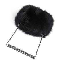 Load image into Gallery viewer, Fur Story Purses for Women Metal Strap Crossbody Bags Small Sling Bag Fuzzy Shoulder Bag Cute Plush Bag