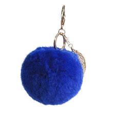 Load image into Gallery viewer, Fur Story FS17811 Fur Pom Pom KeyChain Bag Car Purse Charm Fluffy Fur Keychain Ball