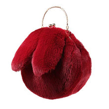 Load image into Gallery viewer, Pilipala Faux Fur Shoulder Bag Tote Crossbody Handbag for Women Fuzzy Evening Clutch Purse