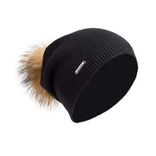 Load image into Gallery viewer, Pilipala Women&#39;s Slouchy Beanie Hat with Fur Pompom Warm Winter Hat