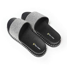 Load image into Gallery viewer, Glitter Rhinestone Slippers(Rivet)