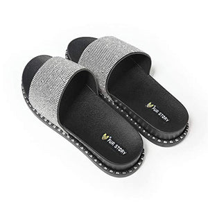 Glitter Rhinestone Slippers(Rivet)