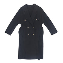 Load image into Gallery viewer, Fur Story Women&#39;s Long Double Faced Cashmere Coat Handmade Fashion Ladies Double Breasted Coat