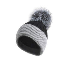 Load image into Gallery viewer, Pilipala Kids Winter Knitted Hat Pom Pom Beanie Circle Scarf Boys Girls Soft Warm Cap Fleece Toddler Earflap