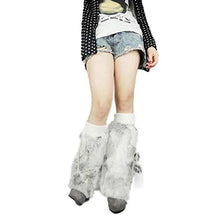 Load image into Gallery viewer, Fur Story Fur Leg Warmers Real Fur Rabbit Winter Leggings Boot Toppers For Women