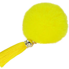 Load image into Gallery viewer, Fur Story 16818 Real Rex Rabbit Fur Pompom Ball Car Key Chain Handbag Key Rings