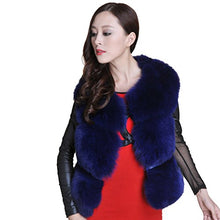 Load image into Gallery viewer, Fur Story Women&#39;s Short Real Fox Fur Vest