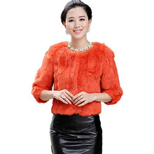 Load image into Gallery viewer, Fur Story Women&#39;s Short Genuine Rabbit Fur Coat