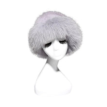 Load image into Gallery viewer, Fur Story 15671 Women&#39;s Knitted Real Mink Fur Bucket Hat with Fox Fur Brim