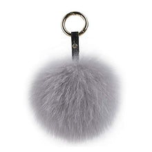 Load image into Gallery viewer, Fur Story Fur Pom Pom KeyChain Bag Car Purse Charm Fluffy Fur Keychain Ball