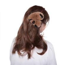 Load image into Gallery viewer, Hair Clip Real Fur Hair Accessories Korean Ins Real Rex Rabbit Hair Clip Super Large Lovely Plush Hairpin Fur Hairpin FS21A17