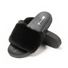 Load image into Gallery viewer, Furry Slides Sandals (Flat)