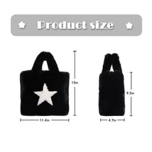 Load image into Gallery viewer, Tote Bag Faux Fur Clutch Purses and Handbags for Women 21841