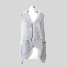 Load image into Gallery viewer, UE FS15268 Knitted real mink fur vest for women winter