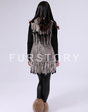 Load image into Gallery viewer, Beautiful Natural Sheep Leather Coat Jacket  Big Size Fox Fur Collar