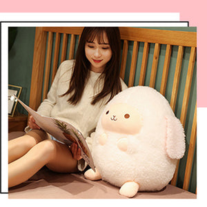 Soft cute sheep pillow bed doll plush toy sofa pillow 22B47