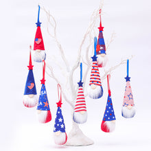 Load image into Gallery viewer, Independence Day Gnome Faceless Doll Plush Ornaments Set 22B55