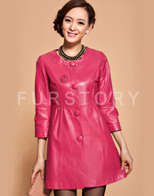 Load image into Gallery viewer, Genuine Sheep Leather Outer Coat Windbreak Top Quality Lamb Leather