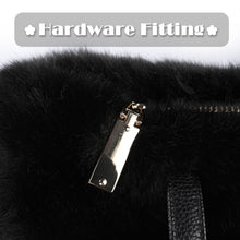 Load image into Gallery viewer, Tote Bag Faux Fur Purses for Women Plush Handbag Fuzzy Shoulder  21842
