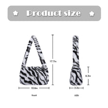 Load image into Gallery viewer, Women’s Shoulder Tote Handbags Fluffy Faux Fur Bag Crossbody Bag 21836