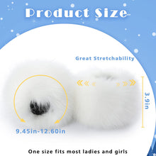 Load image into Gallery viewer, Women&#39;s Faux Fur Wrist Cuffs Winter Fluffy Arm Warmer Boot Cuffs Fur Leg Warmers