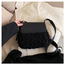 Load image into Gallery viewer, Shoulder Bags Ladies Small Plush Crossbody Bag Winter 22432