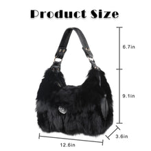 Load image into Gallery viewer, Women&#39;s Winter Fox Shoulder Handbags Hand Bag for Women Leather Top Handle Ladies Zipper Soft Stylish Fashion Bag