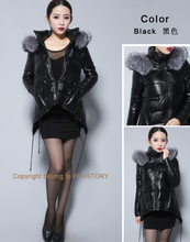 Load image into Gallery viewer, Women&#39;s Genuine Sheep Leather Down Jacket Warm  Coat Female