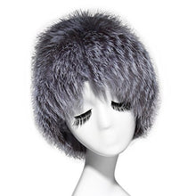 Load image into Gallery viewer, Fur Story 15662 Women&#39;s Real Puff Fox Fur Beanie Hat Skull Cap