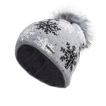 Load image into Gallery viewer, Pilipala Women&#39;s Slouchy Beanie Hat with Fur Pompom Warm Winter Hat