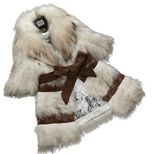 Load image into Gallery viewer, fur story 151167 Women&#39;s Real Long Raccoon Fur Coat with Fur Collor