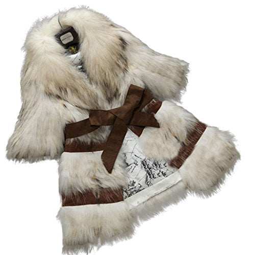 fur story 151167 Women's Real Long Raccoon Fur Coat with Fur Collor