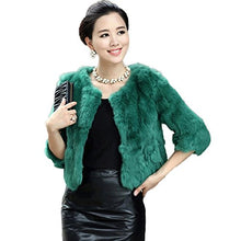 Load image into Gallery viewer, Fur Story Women&#39;s Short Genuine Rabbit Fur Coat