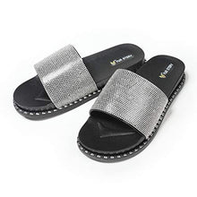 Load image into Gallery viewer, Glitter Rhinestone Slippers(Rivet)