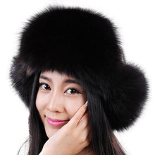 Load image into Gallery viewer, Fur Story Women&#39;s Trapper Hat with Fur Earflap Warm Winter Fur Bomber Hat