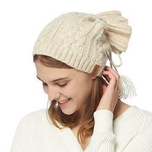 Load image into Gallery viewer, Pilipala Women&#39;s Slouchy Beanie Hat with Fur Pompom Warm Winter Hat