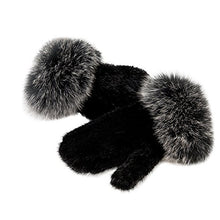 Load image into Gallery viewer, Fur Story FS17820 Women&#39;s Knitted Mink Fur Gloves Winter Warm Fur Mittens