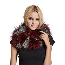 Load image into Gallery viewer, Fur Story FS17502 Women&#39;s Infinity Scarf for Winter Fox Fur Scarf Neck Warmer Fur Wrap Shawl