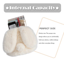 Load image into Gallery viewer, Purses for Women Plush Shoulder Bag Faux Fur Bunny  Crossbody Handbags 21844