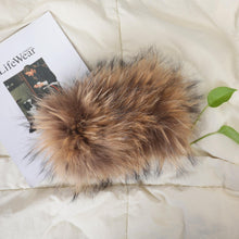 Load image into Gallery viewer, Women&#39;s Fur Infinity Scarf Furry Neck Warmer Fluffy Loop Scarves Winter