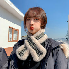 Load image into Gallery viewer, Women’s Winter Fake Faux Fur Loophole Scarf Rectangle Furry Wrap Warm Soft Cozy 22523