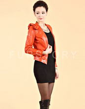 Load image into Gallery viewer, Genuine Sheep Leather Jacket Warm Coat Womens Coat